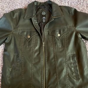 SF/415 Men’s X-Large Faux Leather Jacket